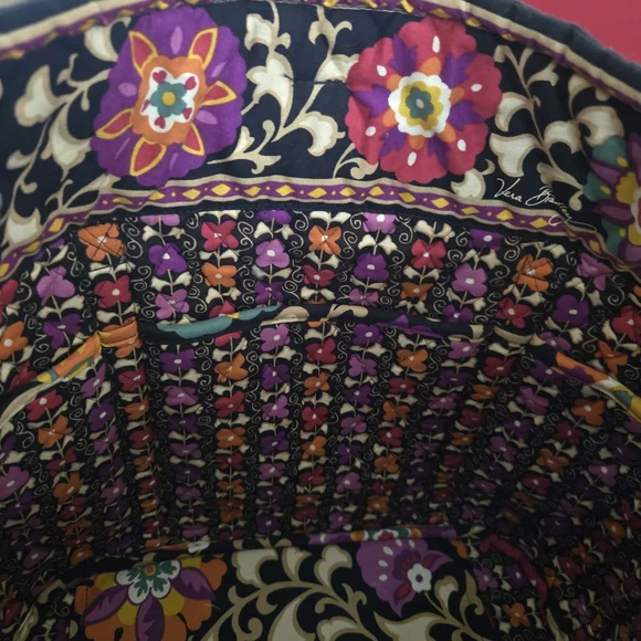 Vera Bradley- Suzani- Deco Daisy- Large- Floral- Shoulder- Tote Bag- - Picture 7 of 9